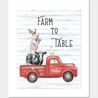 Farm Animal Family B2 Posters and Art